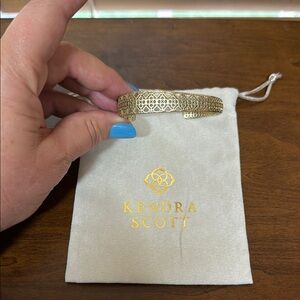 Kendra Scott Gold Filigree Bracelet